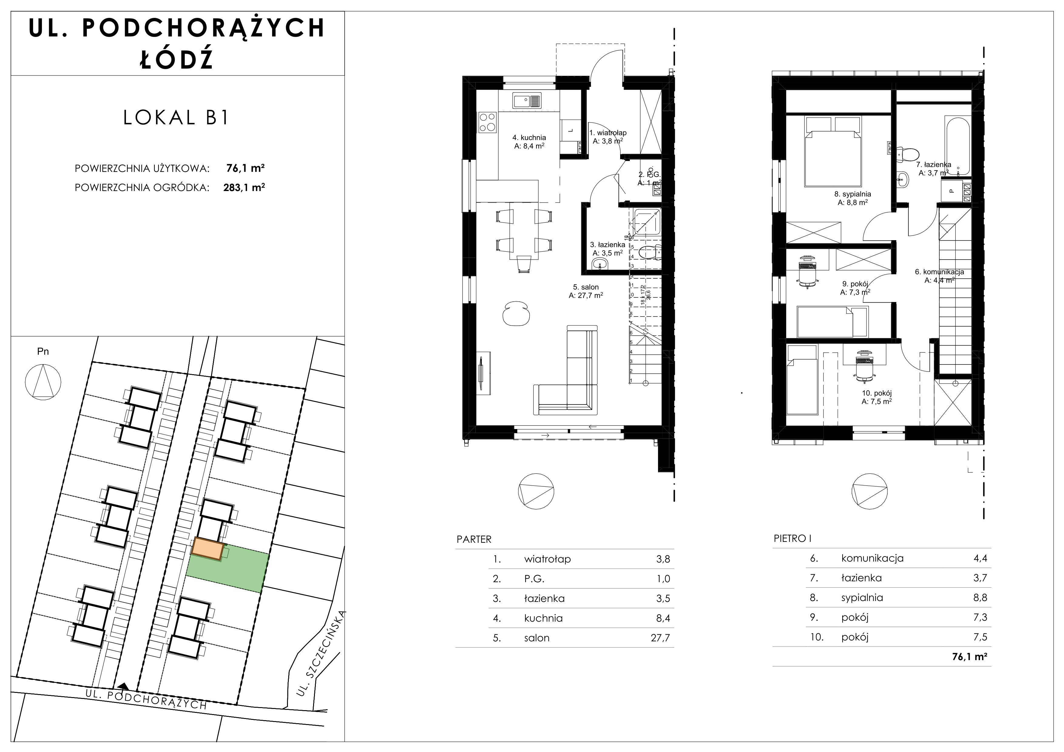 Mieszkanie B1 - Osiedle Podchorążych