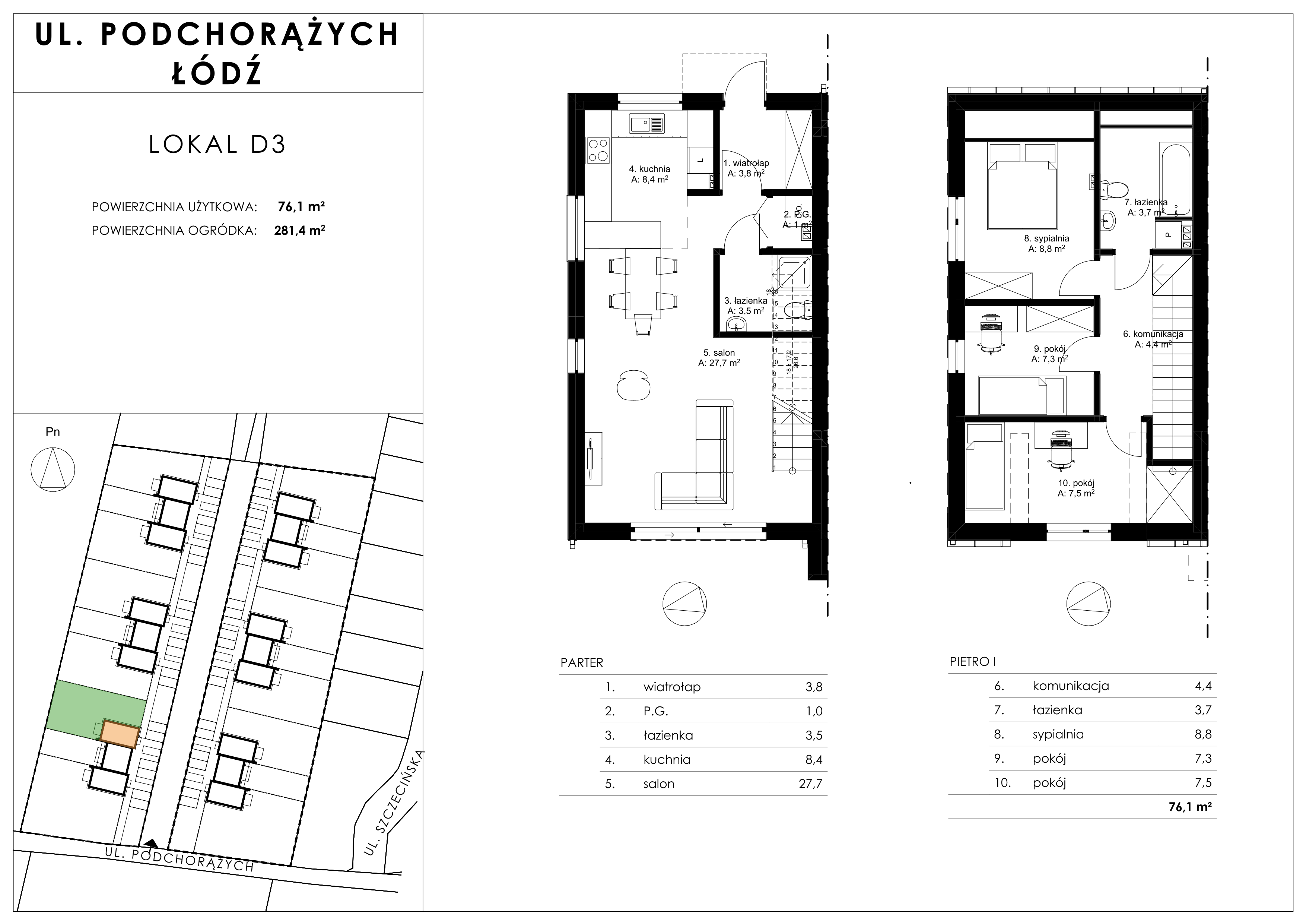 Mieszkanie D3 - Osiedle Podchorążych