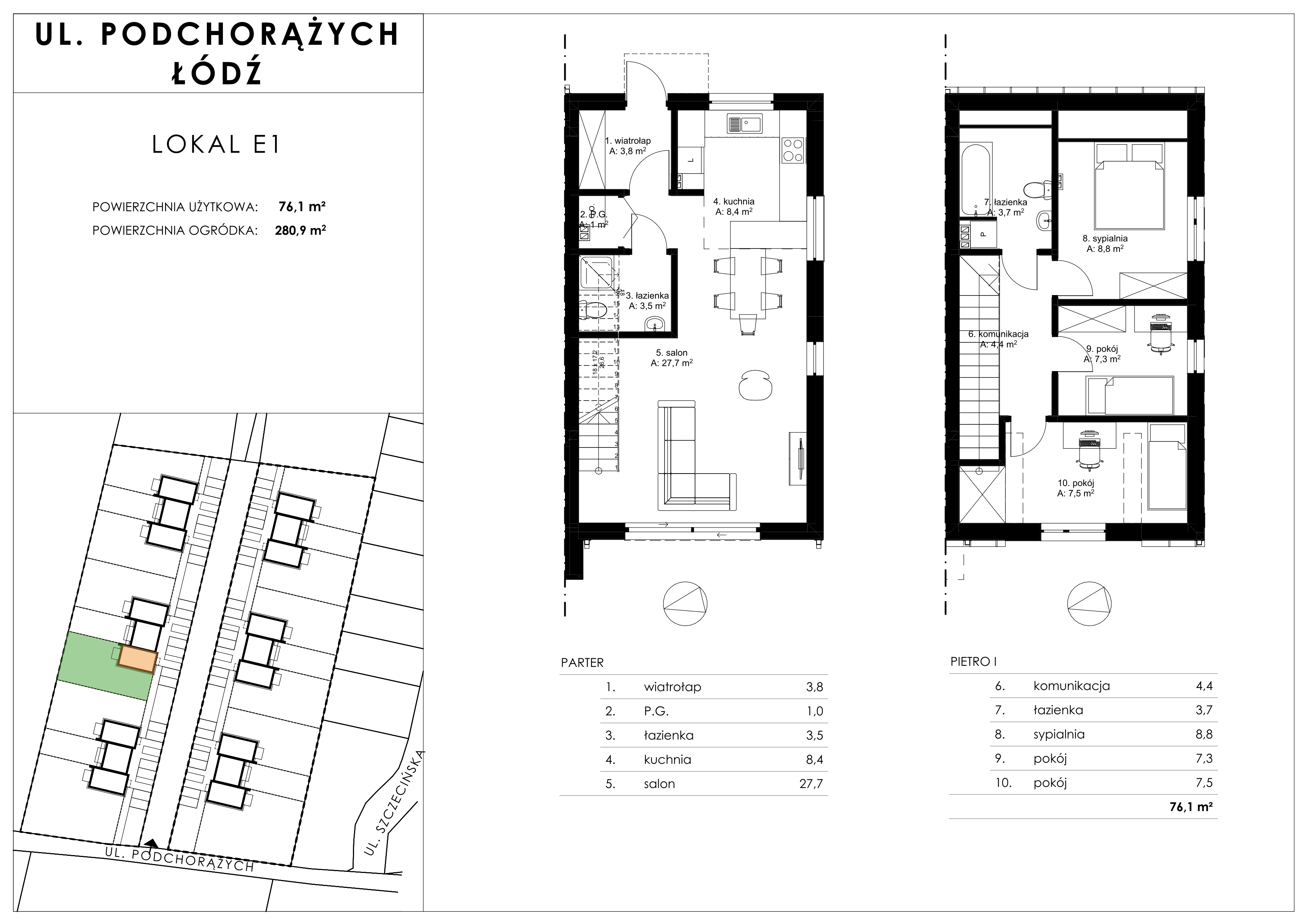 Mieszkanie E1 - Osiedle Podchorążych